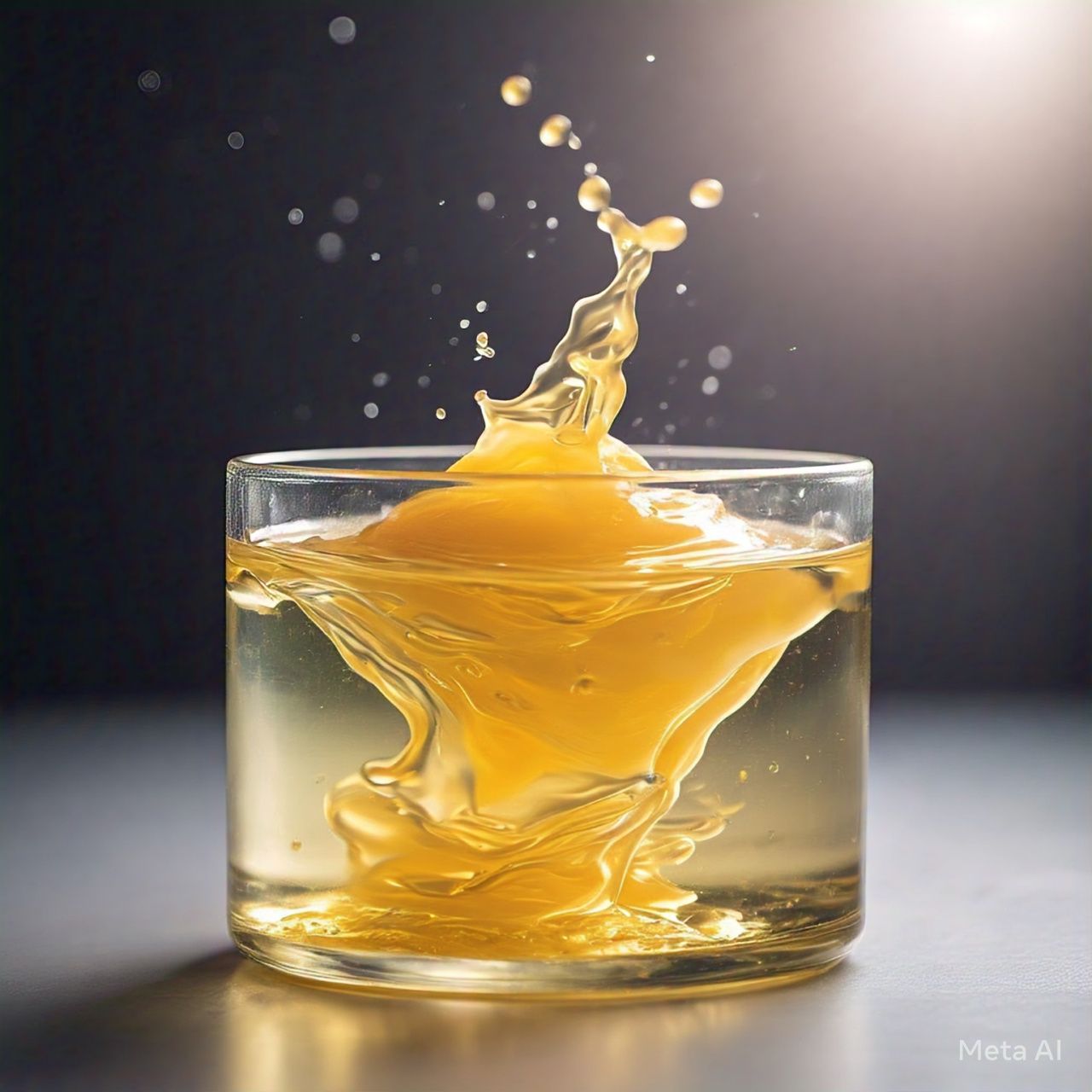 ghee and water