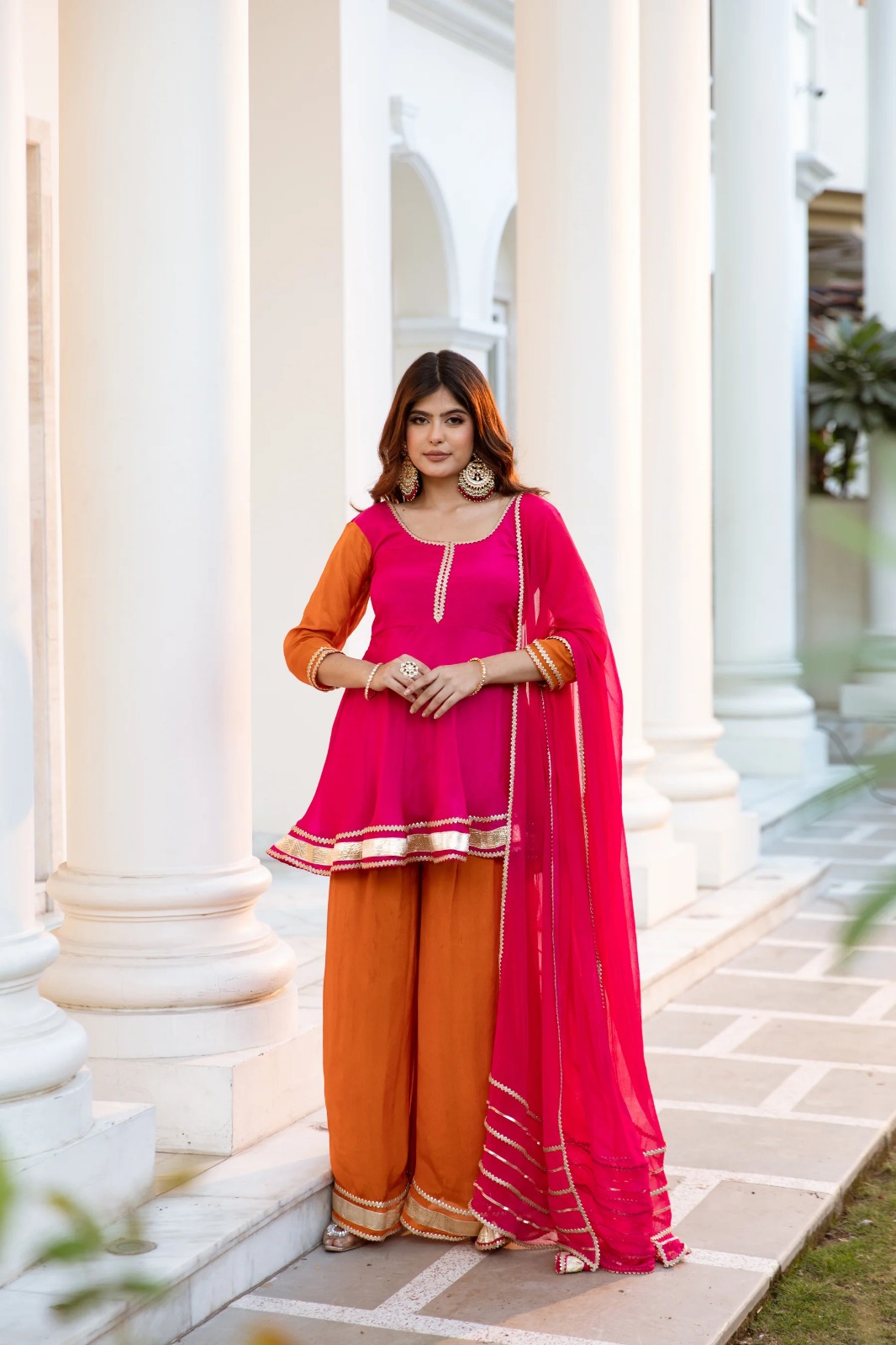 Naira Pure Chinon Suit Set By Thakurbai