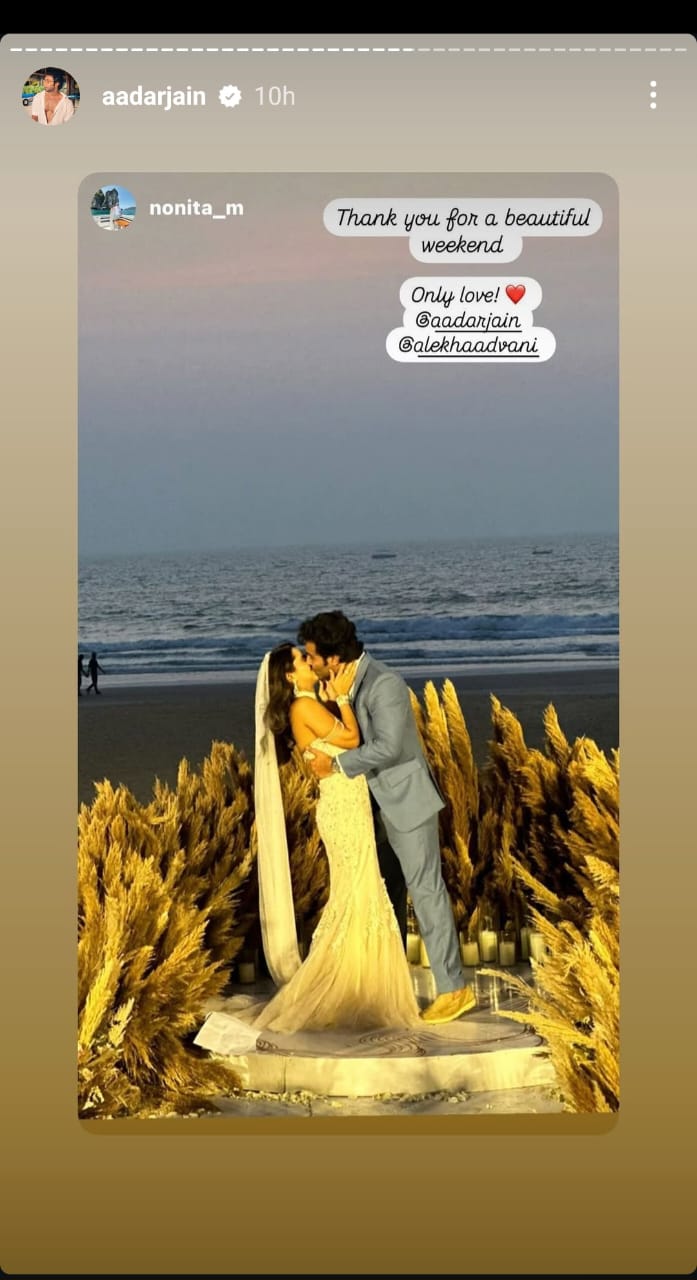 Aadar Jain Marries Alekha Advani In Goa