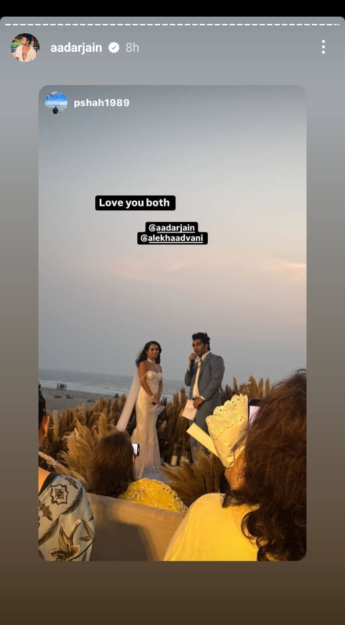 Aadar Jain-alekha Advani Tie The Knot In Dreamy Goa Wedding; Pictures 