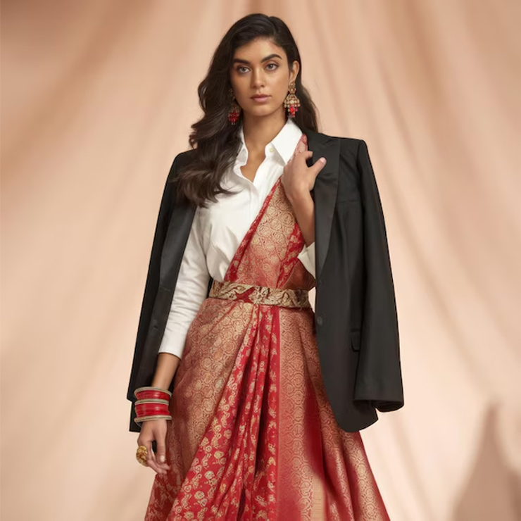 Over The Top Blazer Look