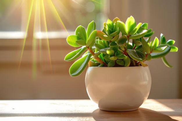 Jade Plant sunlight