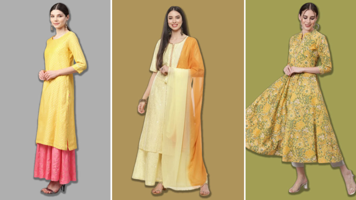 Basant Panchami 2025 5 MustHave Yellow Suits That Will Make You Shine