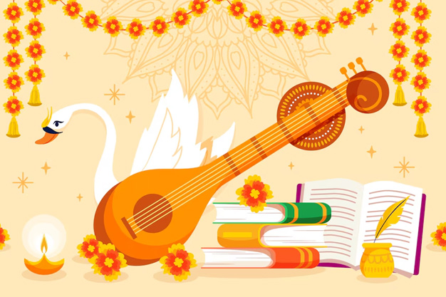 Happy Saraswati Puja Images