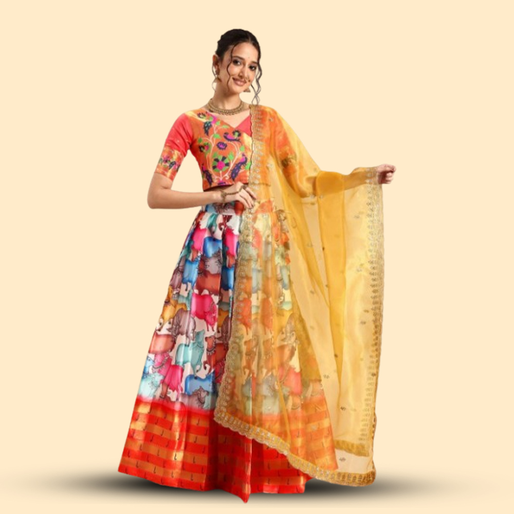 Printed Lehenga