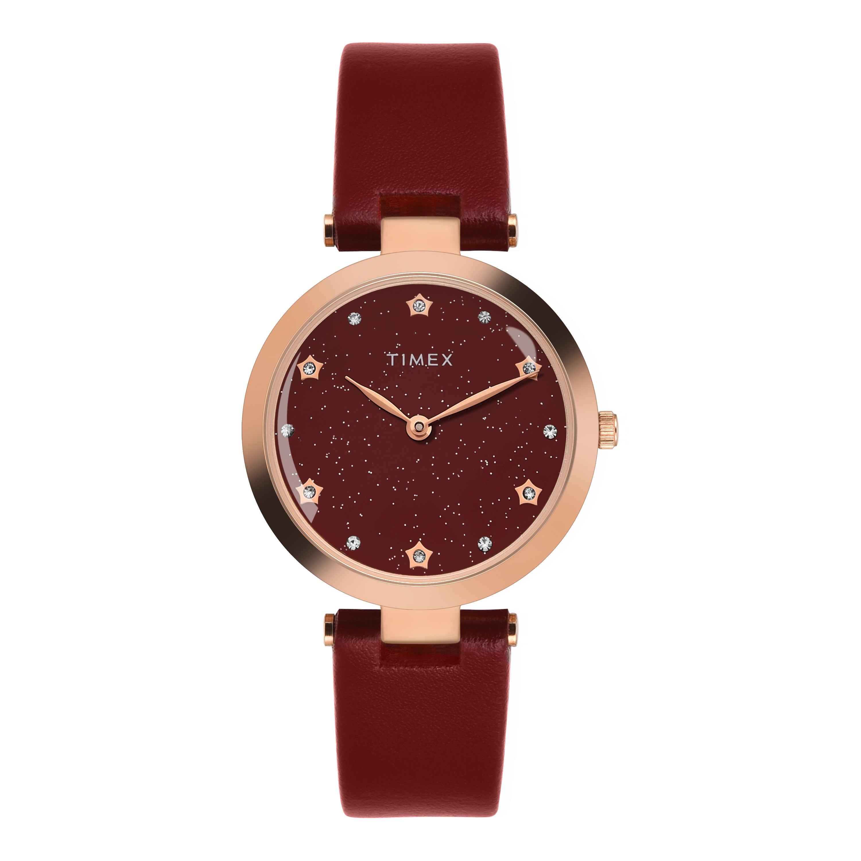 TIMEX Women Red Round Dial Analog Watch (2) (1) (1)