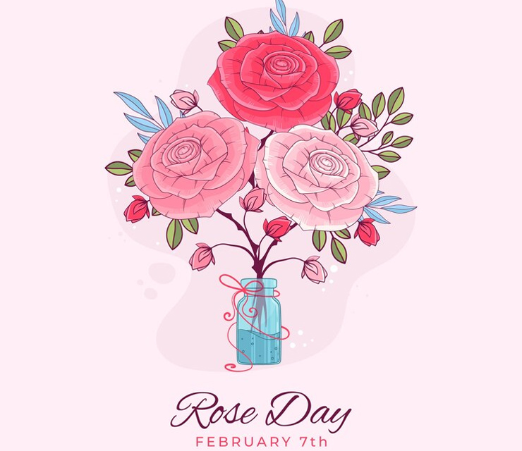 rose day long distance partner surprise