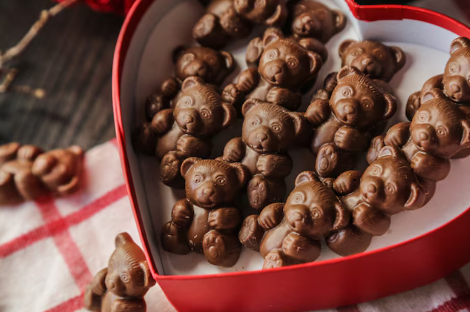 Teddy Bear Shaped Chocolate