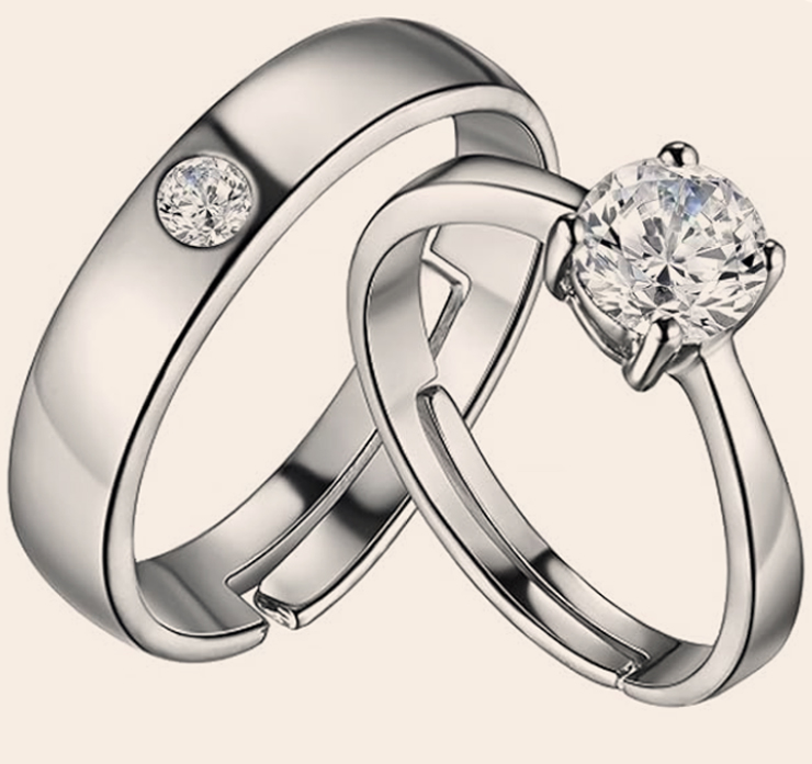 Diamond Promise Ring Design For Couples