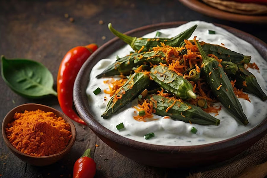 dahi bhindi recipe