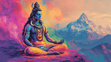 meditating lord shiva