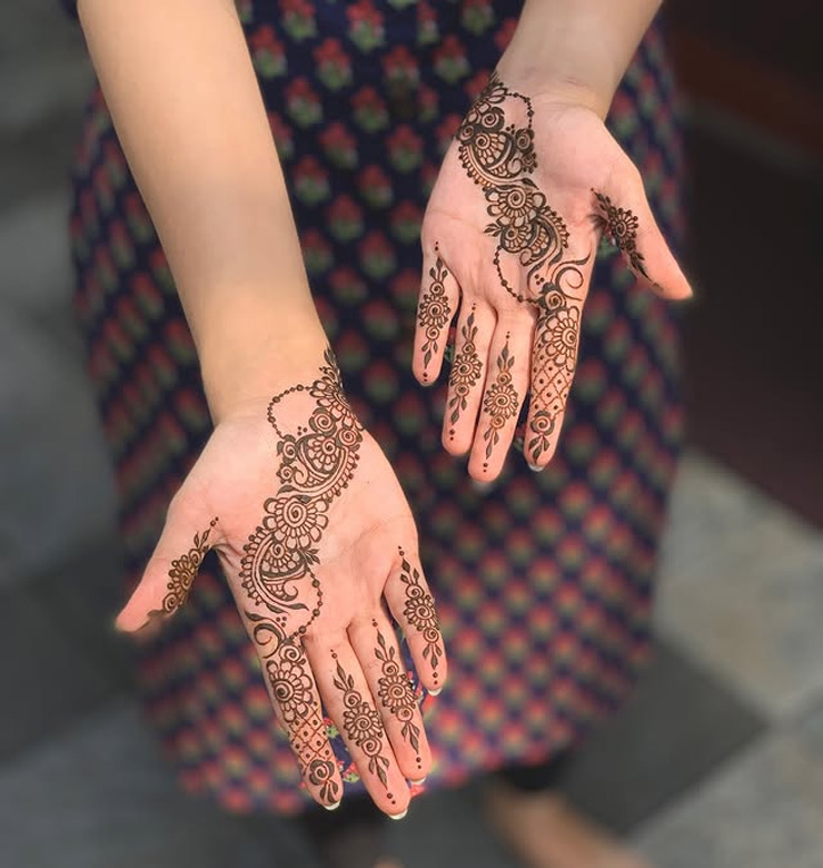 Modern Arabic Mehndi Design