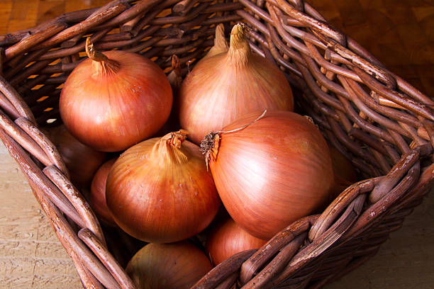 storing onions