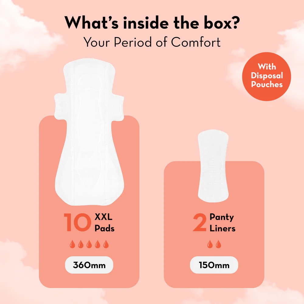 Plush's XXL Pads Packaging