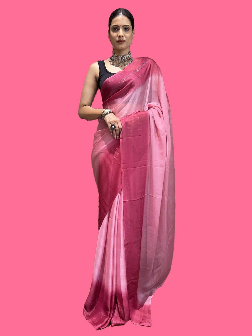 Ombre Dyed Saree