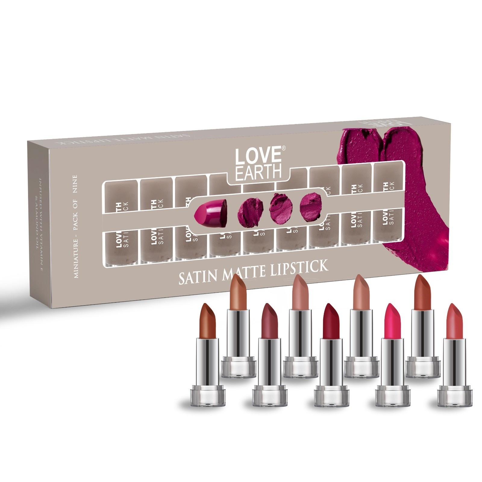 Love Earth Satin Matte Lipstick