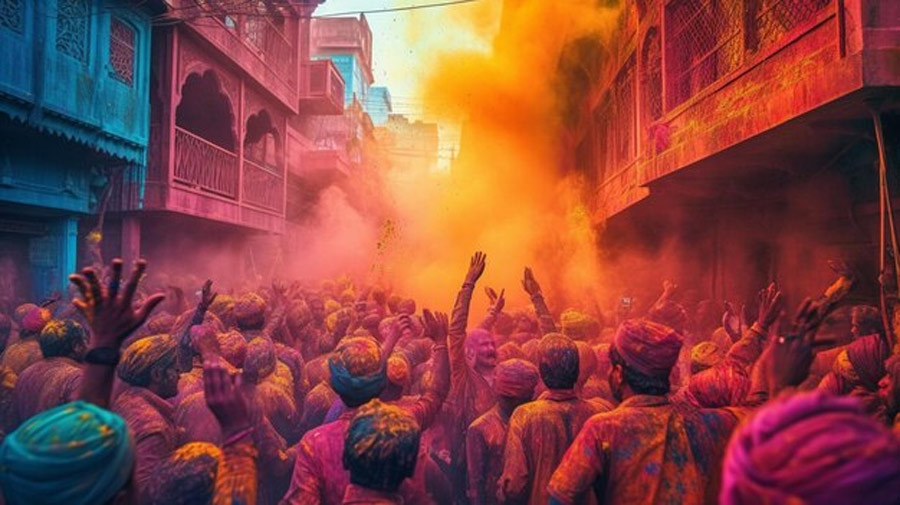 vrindavan holi festival 2025