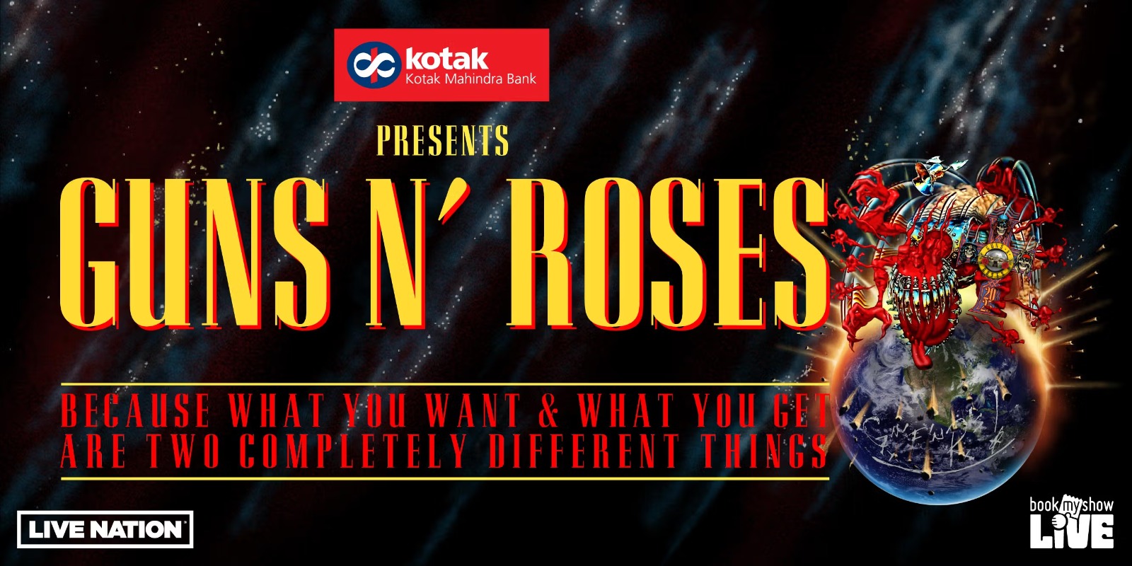 Guns N' Roses Concert In India Date, Time, And Location