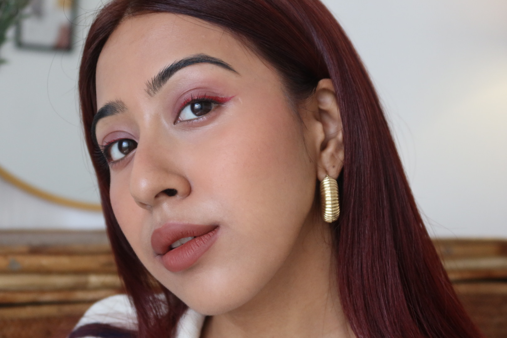 Colourful Eyeliner And Eyeshadow