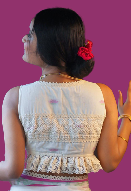 Lace Blouse Back Design