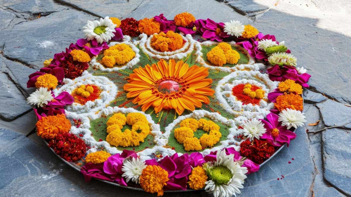 Floral Rangoli