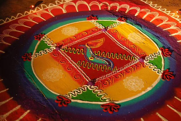 Intricate Rangoli Design