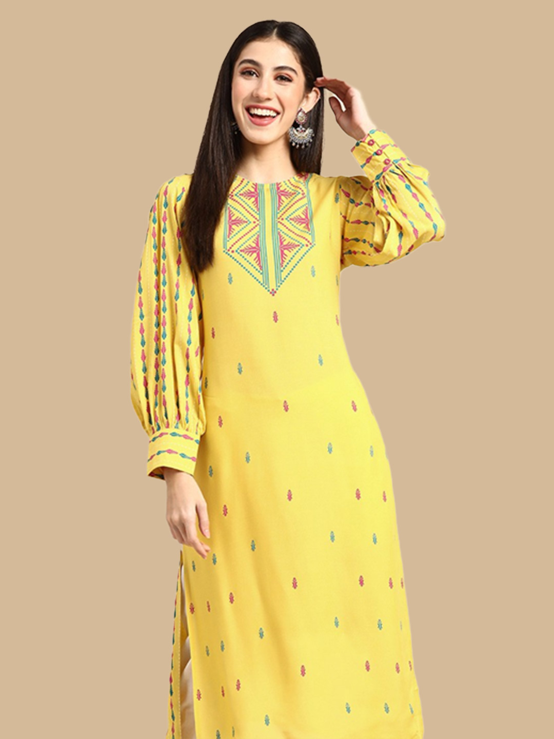 Buttoned Cuff Sleeve Design