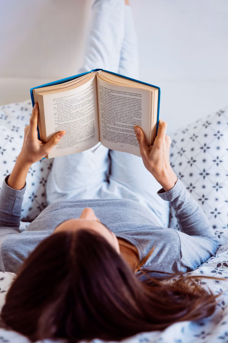 reading self help book