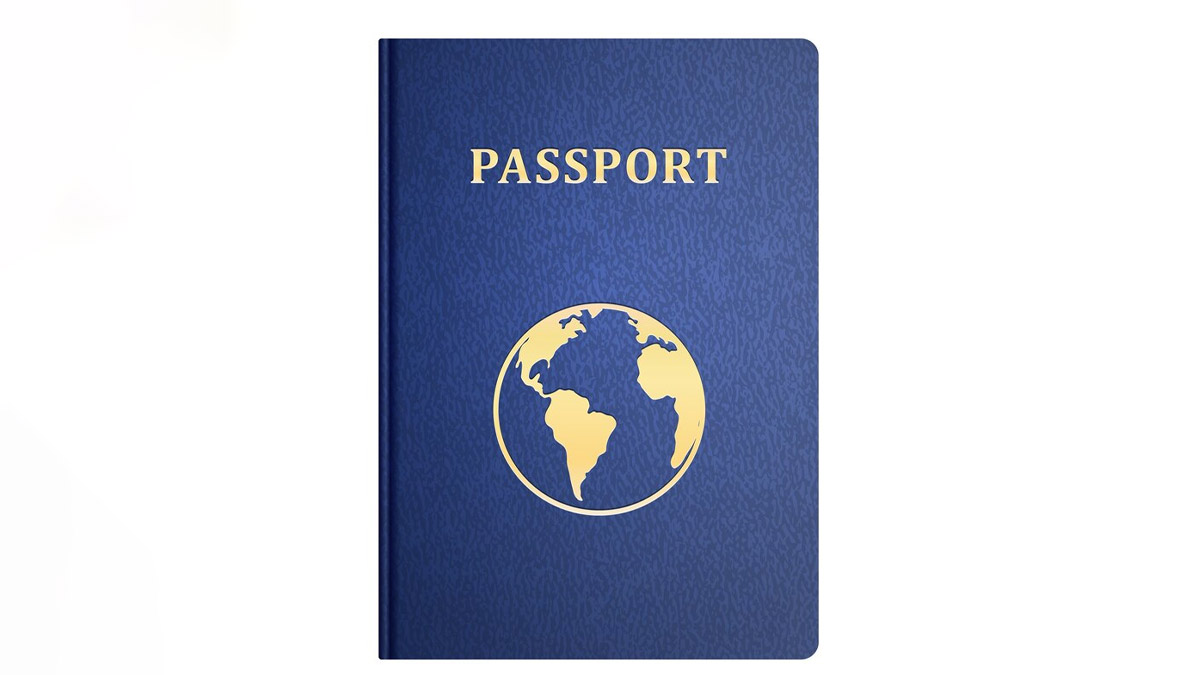 tearing pages from passport