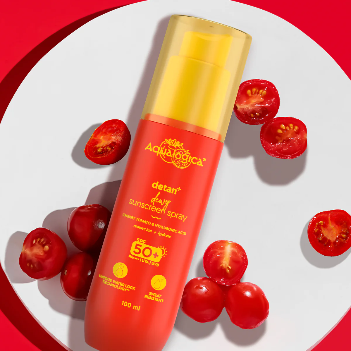 Detan+ Dewy Sunscreen Spray Aqualogica