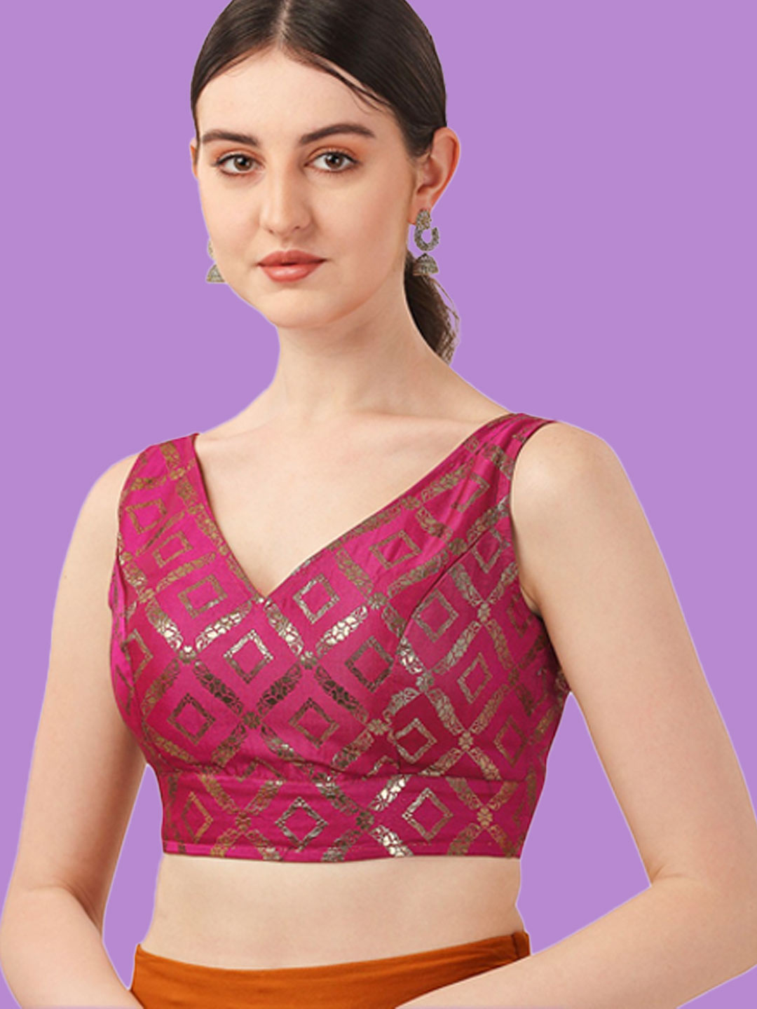 Multicolour Embroidered Partywear Blouse Designs