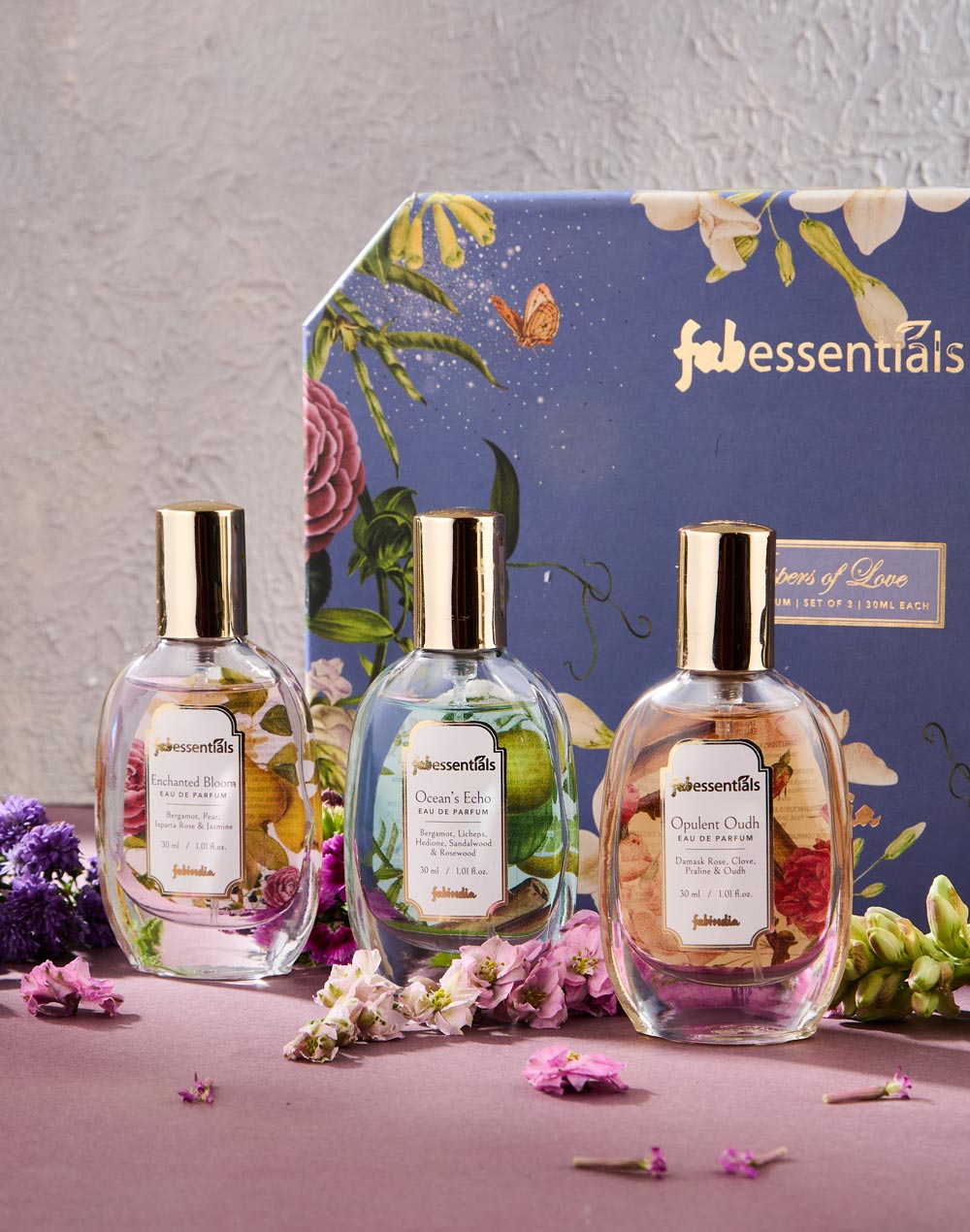 Fabessentials Whispers Of Love EDP Set Of 3 Gift Set (2)