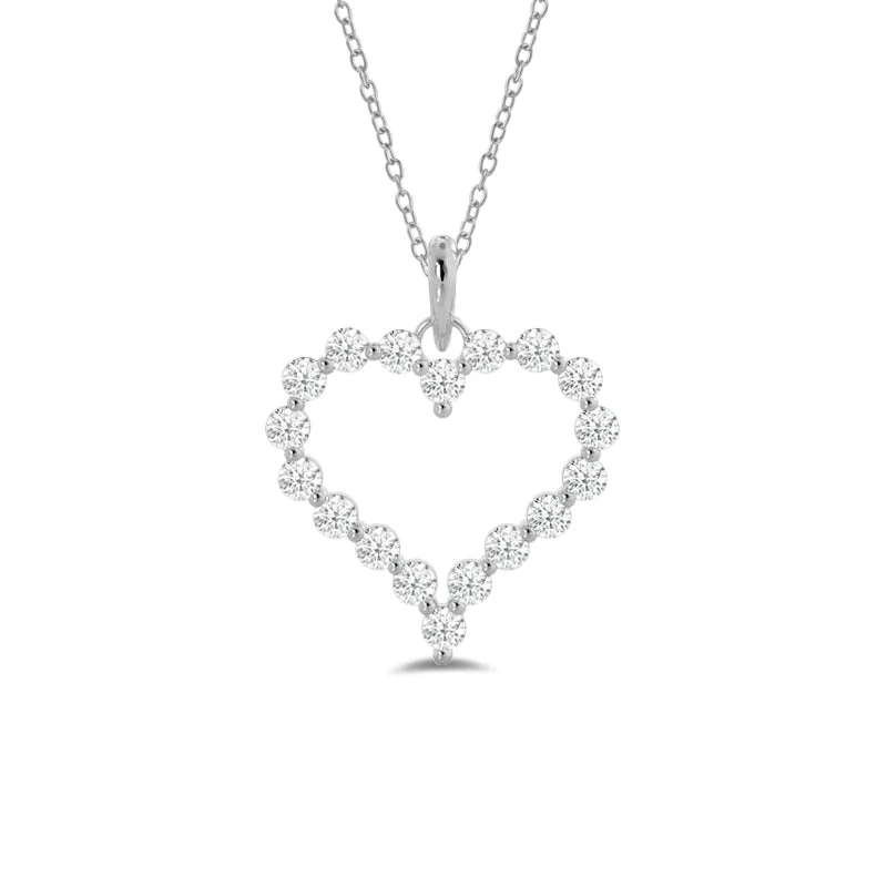 Lab Diamond Heart Pendant (1) (1)