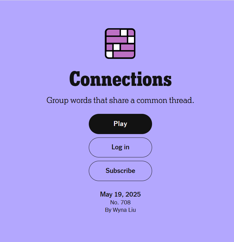 connections may 19 2025