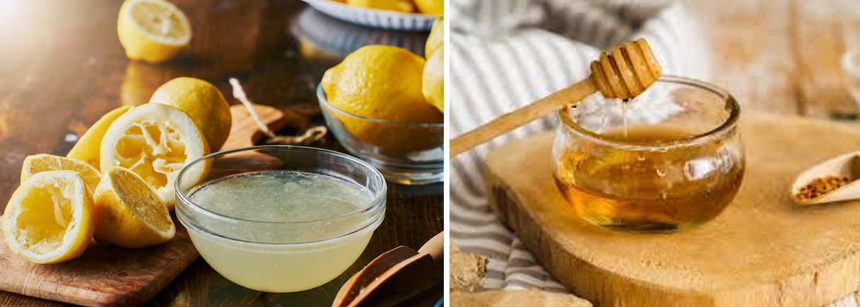 Honey And Lemon Juice Pack