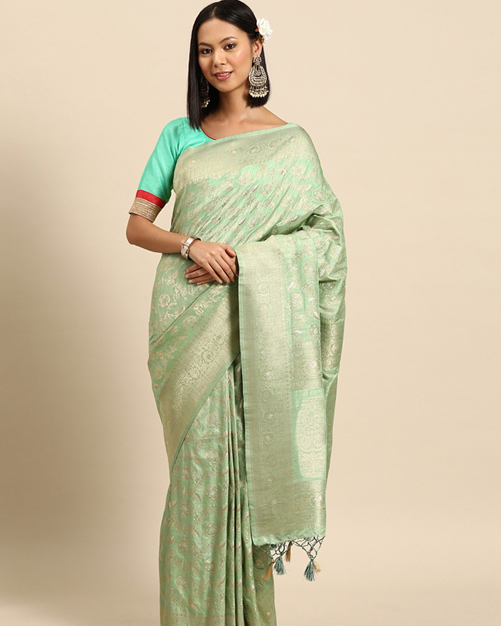 Silk Cotton Chanderi Saree Design