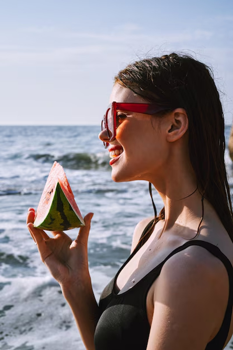 Watermelon in summer