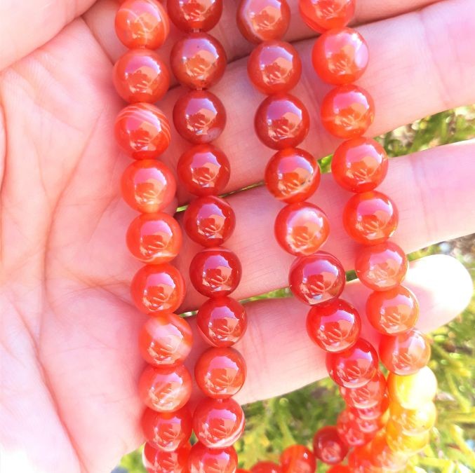 Carnelian gemstone