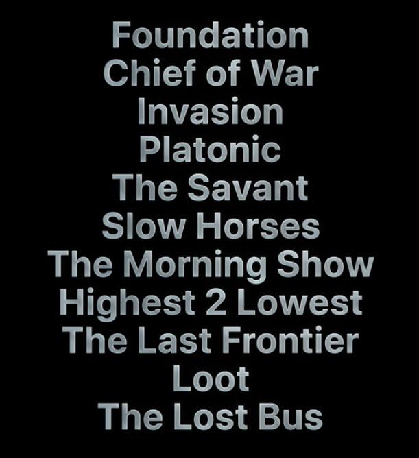 Apple TV+ Productions