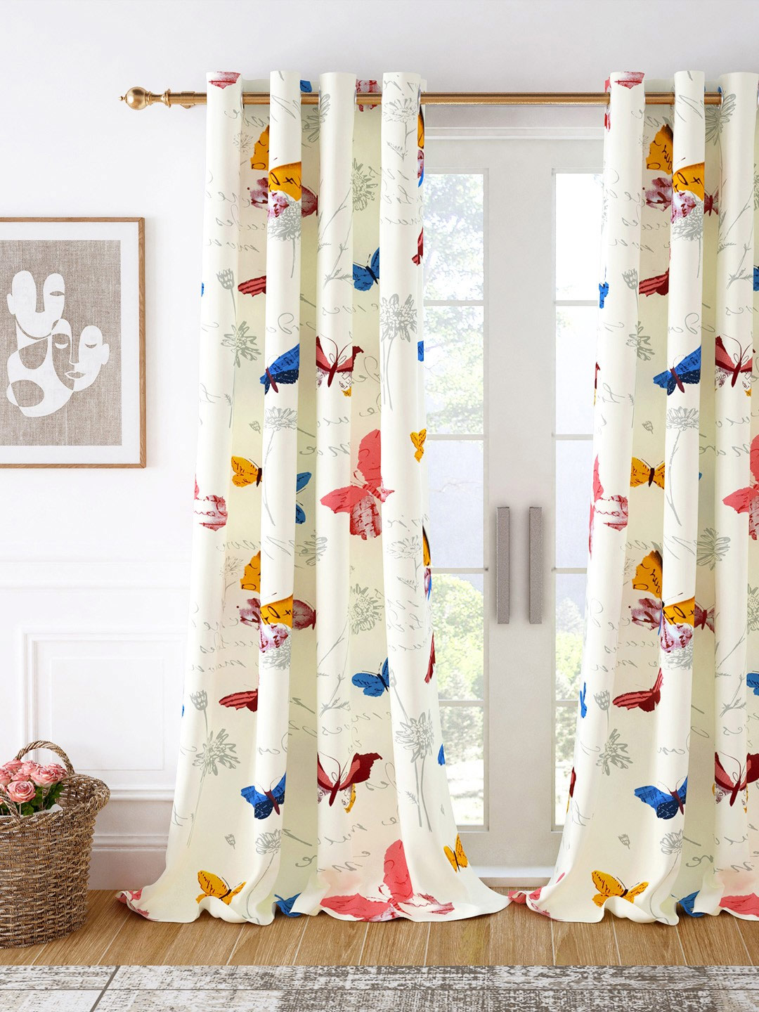 Printed Cotton Curtain Design