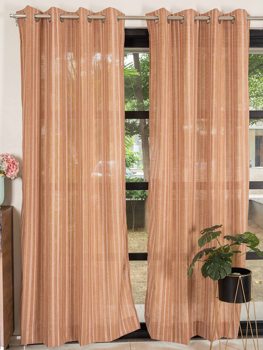 Sheer Long Curtain Design