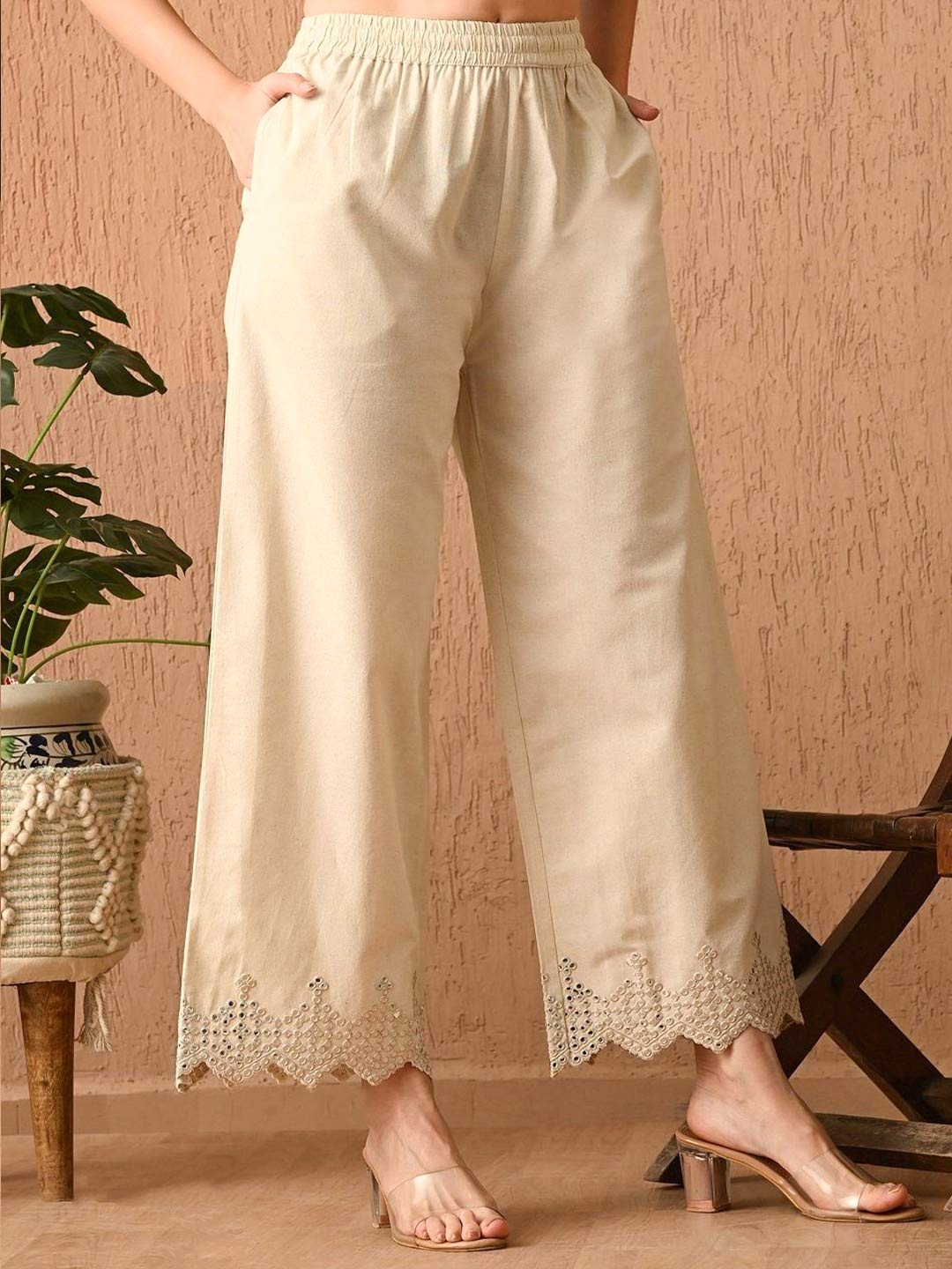 Lace Cotton Pant Design