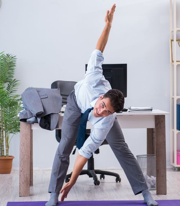 5 Poses to do at Your Desk