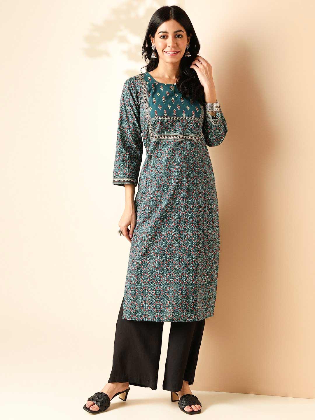 Tassel Kalamkari Suit Design