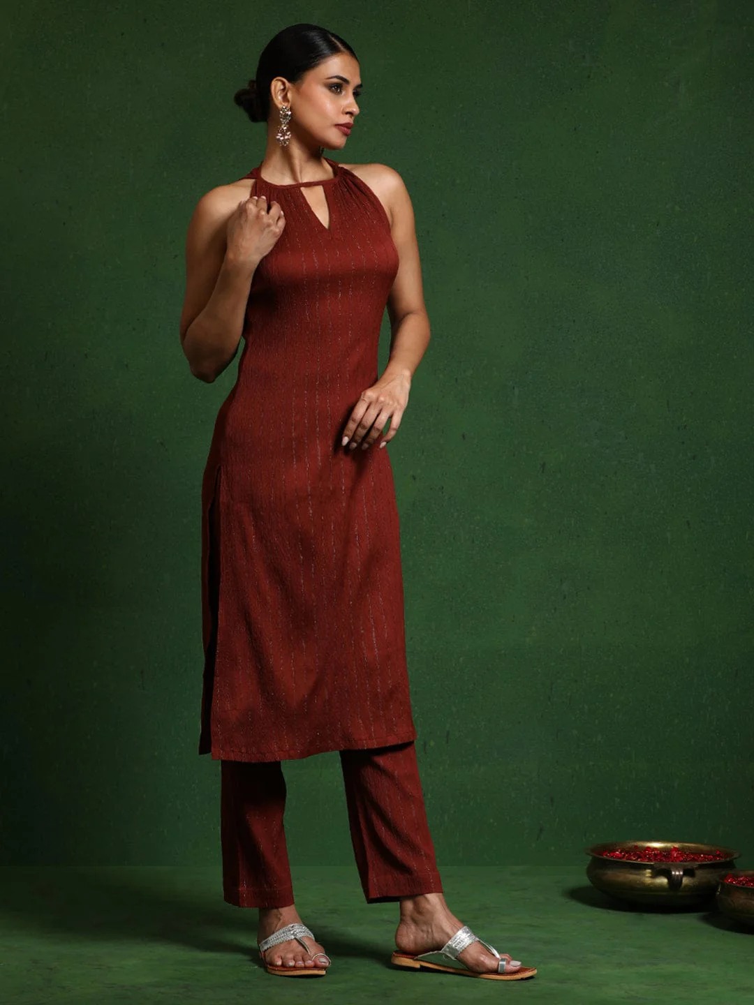 Bold and Beautiful halter neck kurti