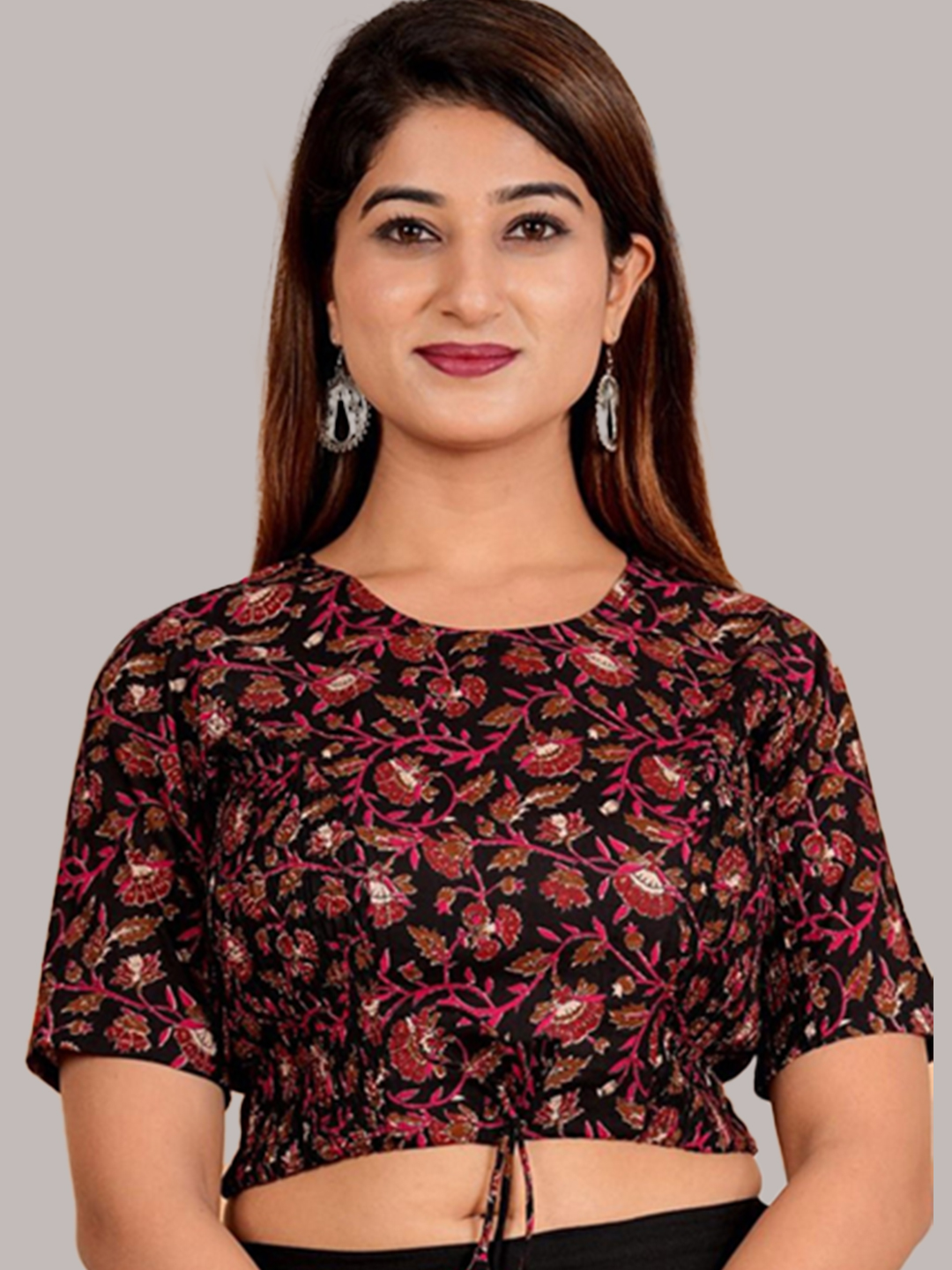 Cotton Kalamkari Blouse Design