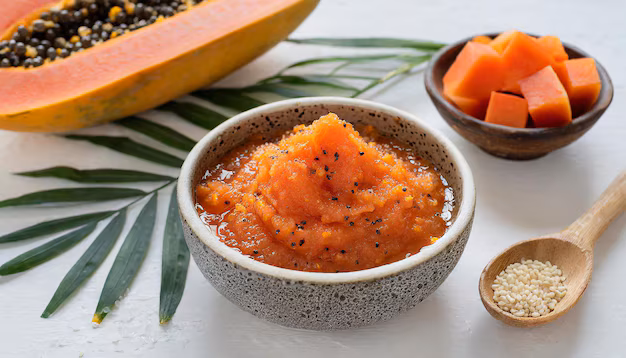 papaya scrub