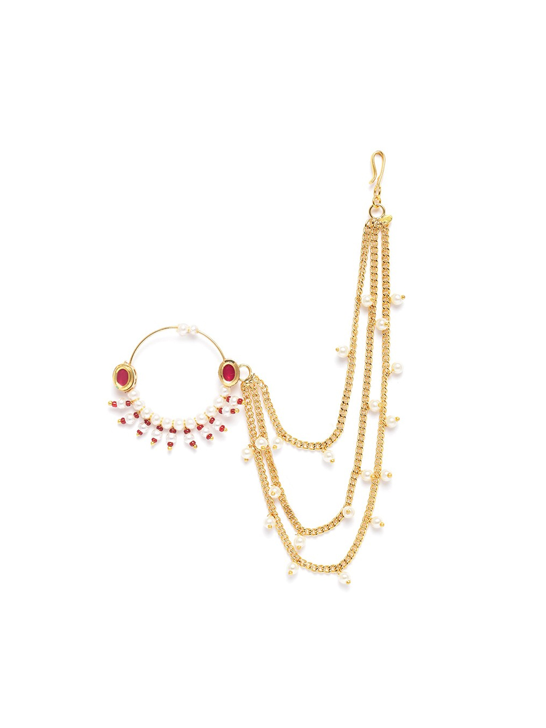 Layered Kundan Nath Design