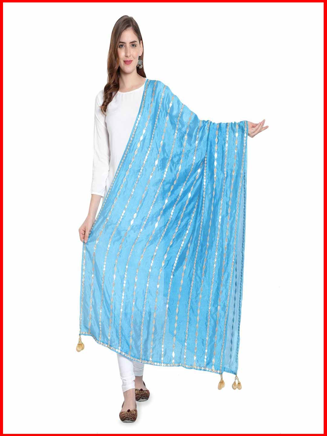 Tassel Gota Patti Dupatta Design