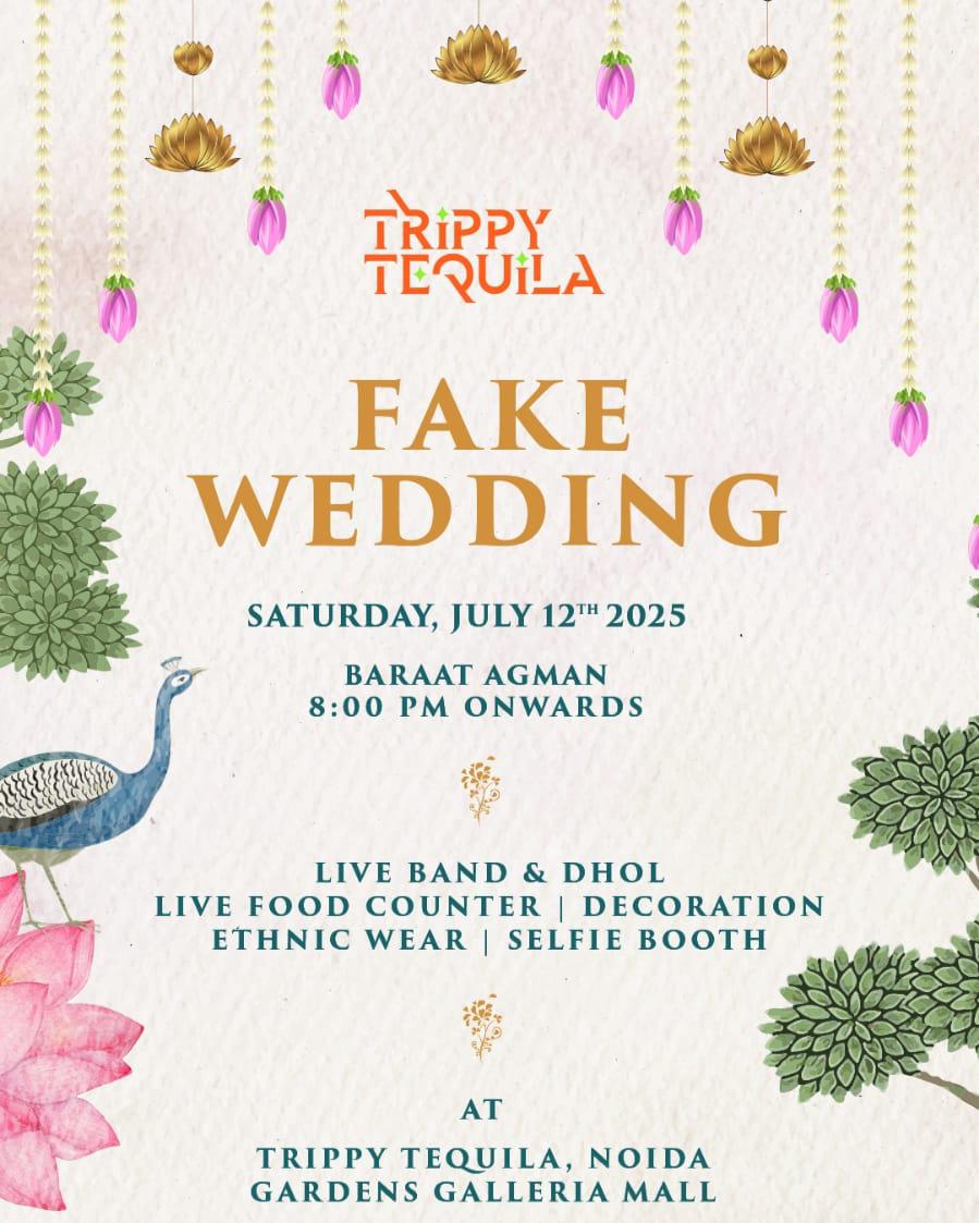 fake wedding invitation